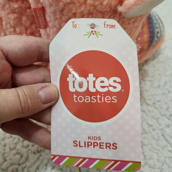 NEW Totes Bootie Slippers, Childrens Llama, US 9-10 Unisex Little Kid - Picture 4 of 6